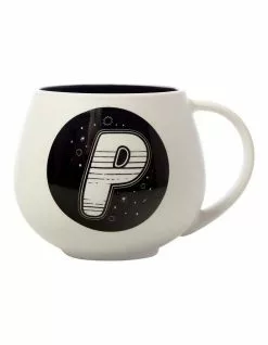 Maxwell & Williams The Letterettes 450ml P Snug Mug Gift Boxed White