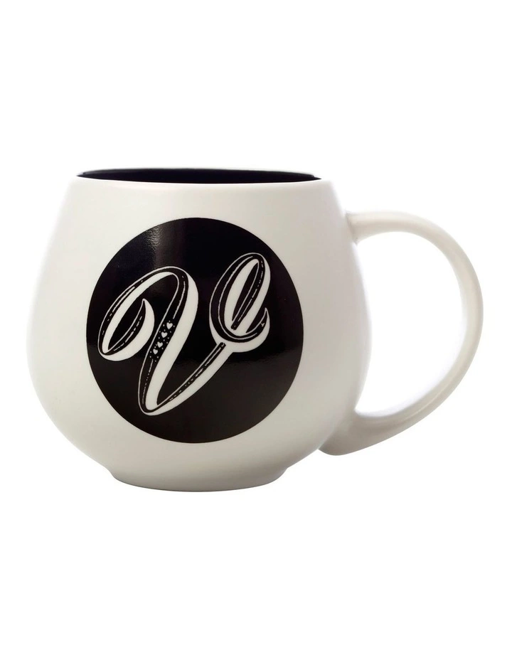 Maxwell & Williams The Letterettes 450ml V Snug Mug Gift Boxed White 1 Maxwell & Williams The Letterettes 450ml V Snug Mug Gift Boxed White