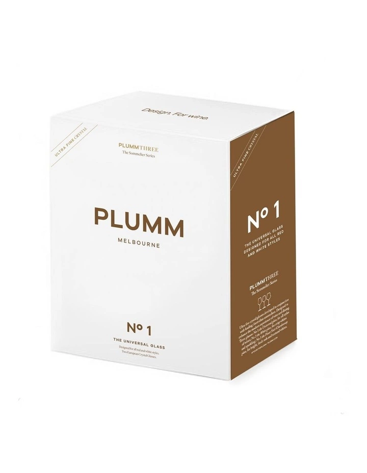 Plumm Three No 1 Universal Wine Glass Set of 2 4 Plumm Three No 1 Universal Wine Glass Set of 2 - Image 4