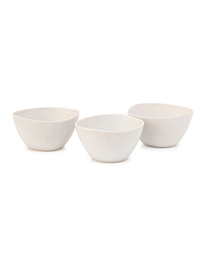 Salt&Pepper Arcata Bowl - 12cm - Set Of 3 - Natural 1 Salt&Pepper Arcata Bowl - 12cm - Set Of 3 - Natural
