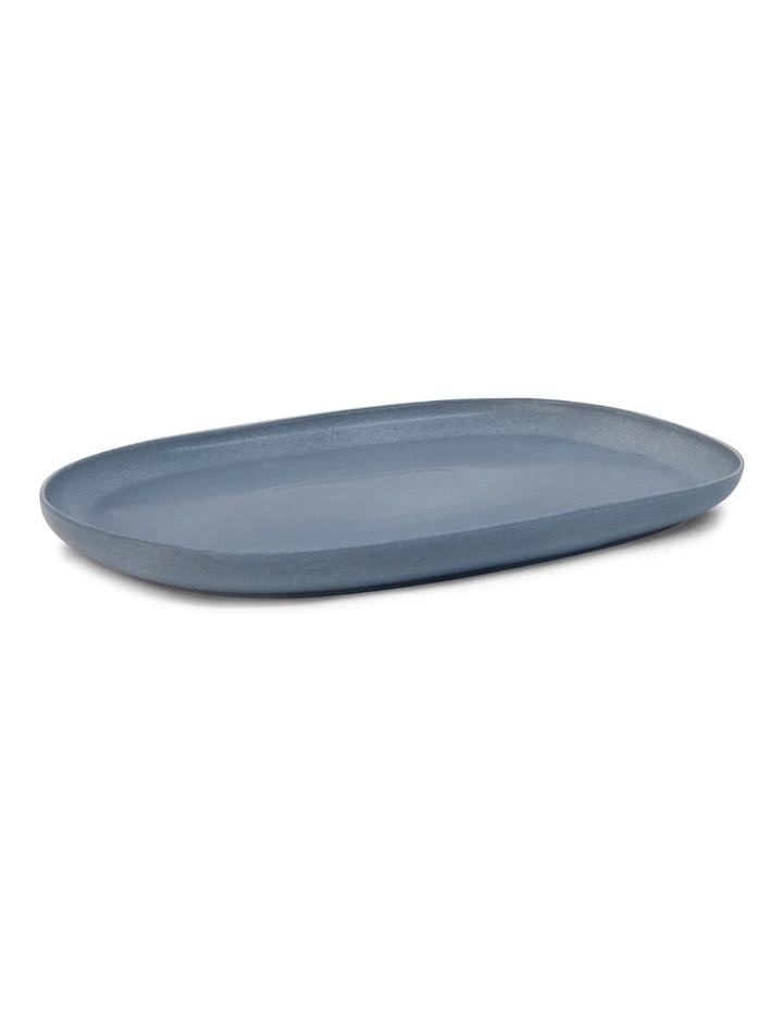 Salt&Pepper Arcata Platter - 40cm - Blue 2 Salt&Pepper Arcata Platter - 40cm - Blue - Image 2