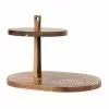 Salt&Pepper Fromage 2 Tier Serving Stand Natural