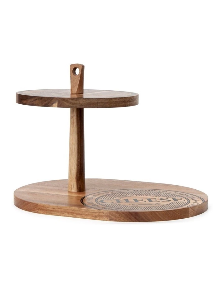 Salt&Pepper Fromage 2 Tier Serving Stand Natural 1 Salt&Pepper Fromage 2 Tier Serving Stand Natural