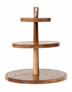 Salt&Pepper Fromage 3 Tier Serving Stand Natural