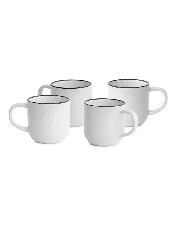 Salt&Pepper Hana Set of 4 350ml Bistro Mug White 1 Salt&Pepper Hana Set of 4 350ml Bistro Mug White