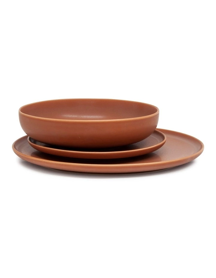 Salt&Pepper Hue 12 Piece Dinner Set Rust 2 Salt&Pepper Hue 12 Piece Dinner Set Rust - Image 2