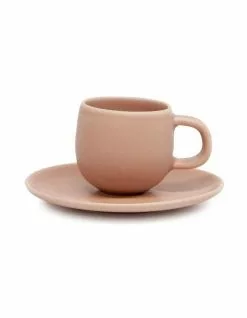Salt&Pepper Hue Espresso 85ml Cup & Saucer Set Blush Pink
