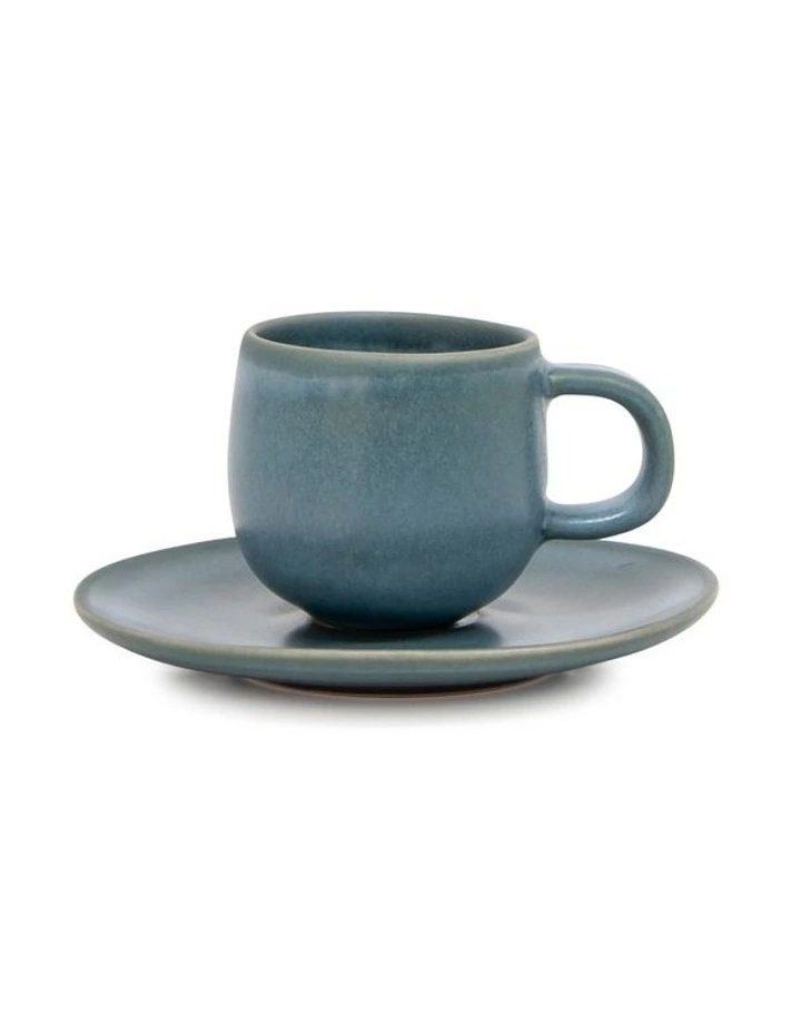 Salt&Pepper Hue Espresso 85ml Cup & Saucer Set Sage 1 Salt&Pepper Hue Espresso 85ml Cup & Saucer Set Sage