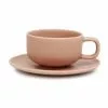 Salt&Pepper Hue 200ml Tea Cup & Saucer Set Blush