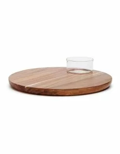 Salt&Pepper Provedore 35cm Serving Board With Bowl Natural