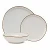Salt&Pepper Series Dinner Set - 12 Piece - White