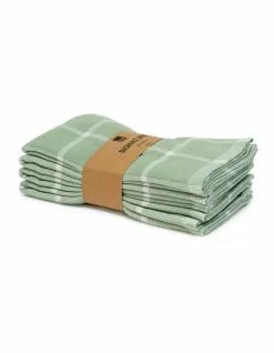 Salt&Pepper Signature 45cm Set Of 4 Napkin Sage Green