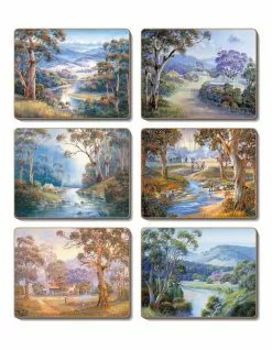 Cinnamon Bradleys Stream set of 6 Placemats