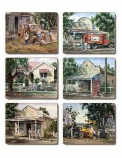 Cinnamon Times Now Past Set of 6 Coasters