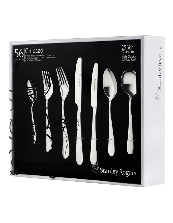 Stanley Rogers Chicago 56pc Cutlery Set 2 Stanley Rogers Chicago 56pc Cutlery Set - Image 2