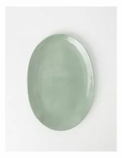 Australian House & Garden Esperance Oval Platter Eucalyptus Reactive