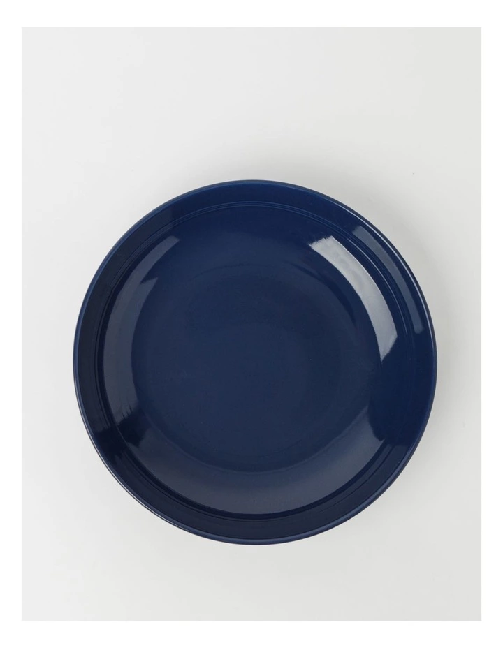 Heritage Avenue Shallow Serving Bowl Indigo 2 Heritage Avenue Shallow Serving Bowl Indigo - Image 2