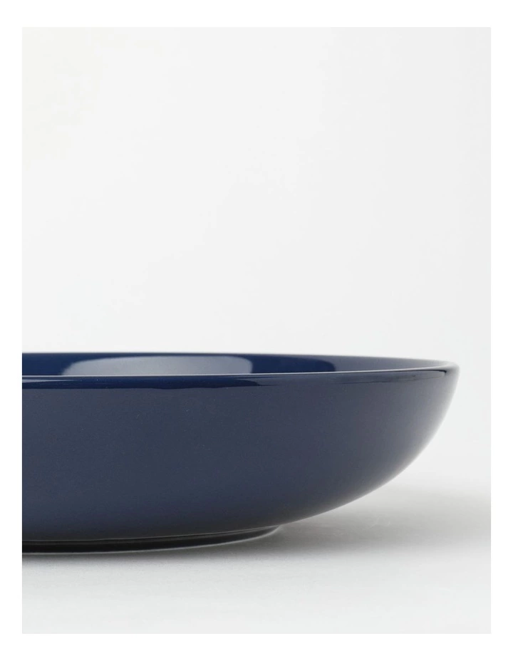 Heritage Avenue Shallow Serving Bowl Indigo 4 Heritage Avenue Shallow Serving Bowl Indigo - Image 4