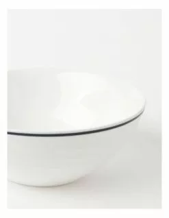 Heritage Ribbed 16pc Dinner Set with Blue Rim 13 Heritage Ribbed 16pc Dinner Set with Blue Rim -Dining Shop 826734160 7 720x928