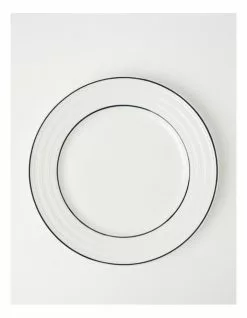 Heritage Ribbed 12pc Dinner Set with Blue Rim 10 Heritage Ribbed 12pc Dinner Set with Blue Rim -Dining Shop 826734250 4 720x928