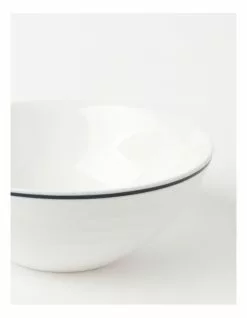 Heritage Ribbed 12pc Dinner Set with Blue Rim 11 Heritage Ribbed 12pc Dinner Set with Blue Rim -Dining Shop 826734250 5 720x928