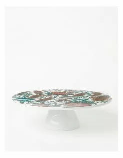 Heritage Australian Floral Footed Cake Stand