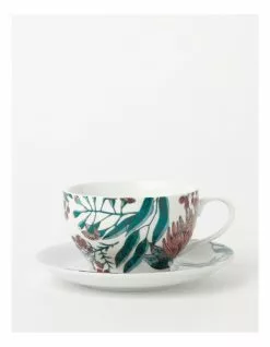 Heritage Australian Floral Tea Cup & Saucer Small Floral Print
