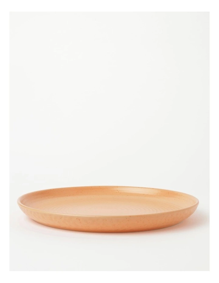Vue Desert Bloom Round Platter Peach 1 Vue Desert Bloom Round Platter Peach