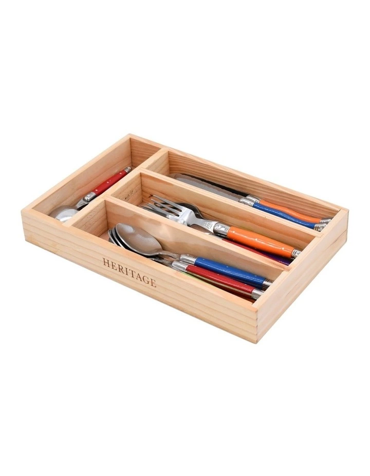 Heritage Laguiole Sophistique 24 pce Cutlery Set - Multi Color 1 Heritage Laguiole Sophistique 24 pce Cutlery Set - Multi Color