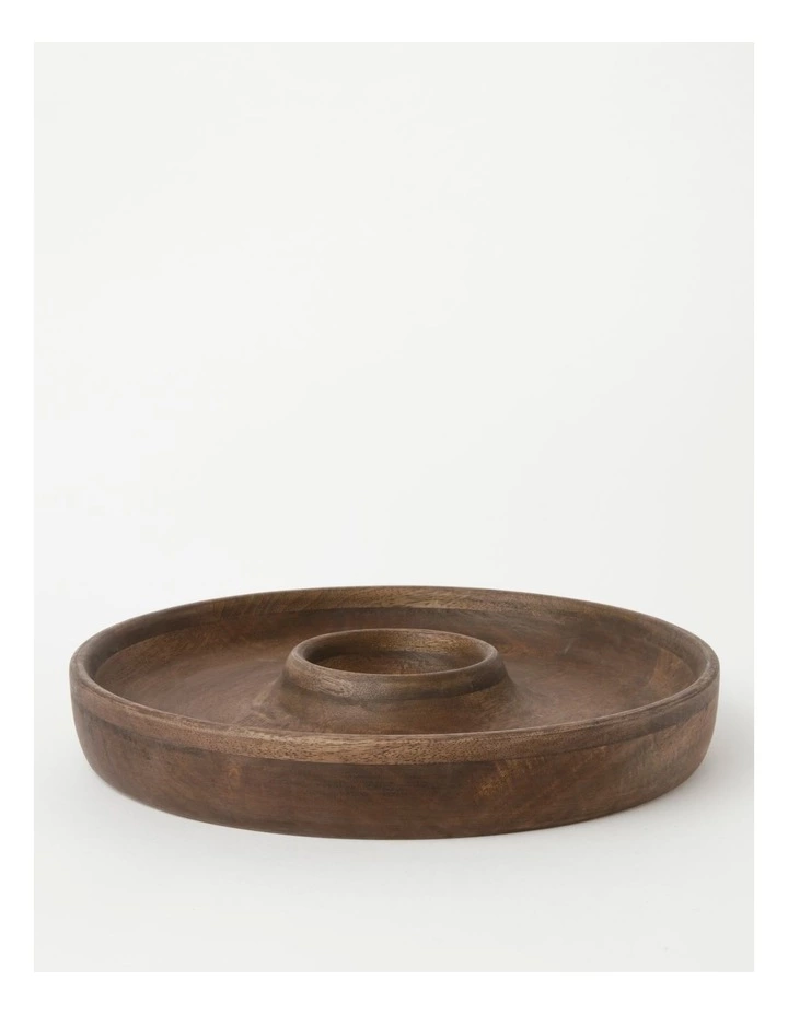 Heritage Walnut Look Chip and Dip Tray 35cm x 5cm 1 Heritage Walnut Look Chip and Dip Tray 35cm x 5cm