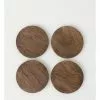 Heritage Walnut Look Coaster Set of 4 - 10cm