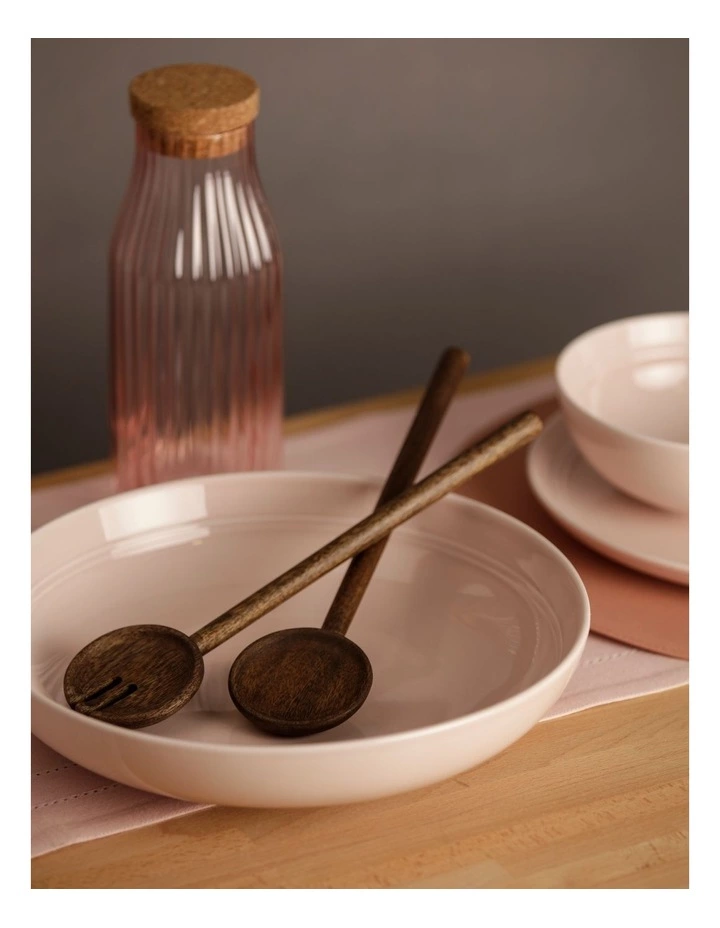 Heritage Walnut Look Set of 2 Salad Servers 1 Heritage Walnut Look Set of 2 Salad Servers