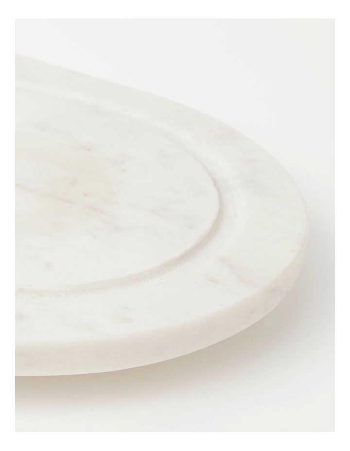 Heritage White Marble Cake Dome With Glass 4 Heritage White Marble Cake Dome With Glass - Image 4