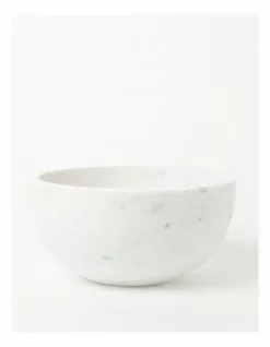 Heritage White Marble Bowl - 20x10cm