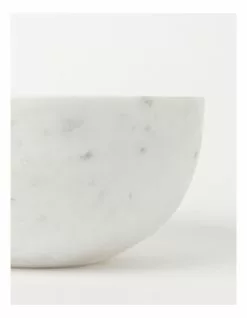 Heritage White Marble Bowl - 20x10cm -Dining Shop 826996780 3 720x928