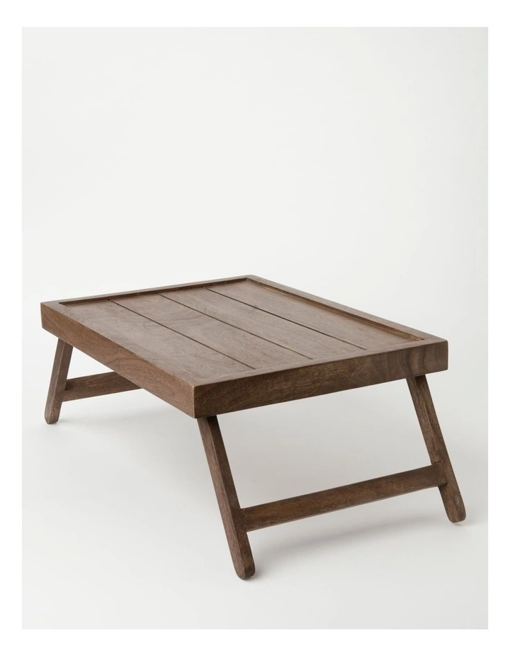 Heritage Walnut Look Folding Breakfast Table 2 Heritage Walnut Look Folding Breakfast Table - Image 2