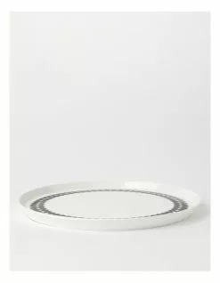 Vue Studio Round Platter Black/White