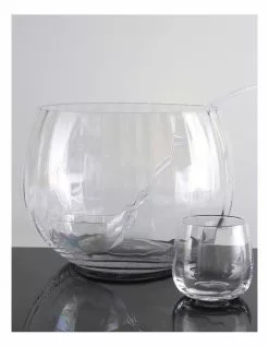 Heritage Ribbed Punch Bowl Set