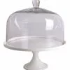 Heritage Blanche Cake Dome And Stand 30x33.5cm
