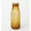 Vue Palma Carafe With Cork Lid Orange 1.1 Litre