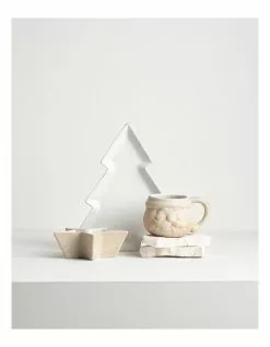 Robert Gordon Christmas Collection Oval Tray - White With Black Speckle -Dining Shop 829391410 3 720x928