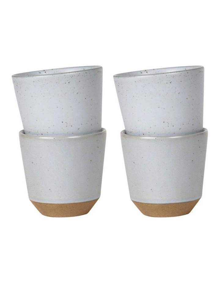 Robert Gordon Ritual Collection Latte Set - Matt Grey Blue with raw speckled clay 1 Robert Gordon Ritual Collection Latte Set - Matt Grey Blue with raw speckled clay
