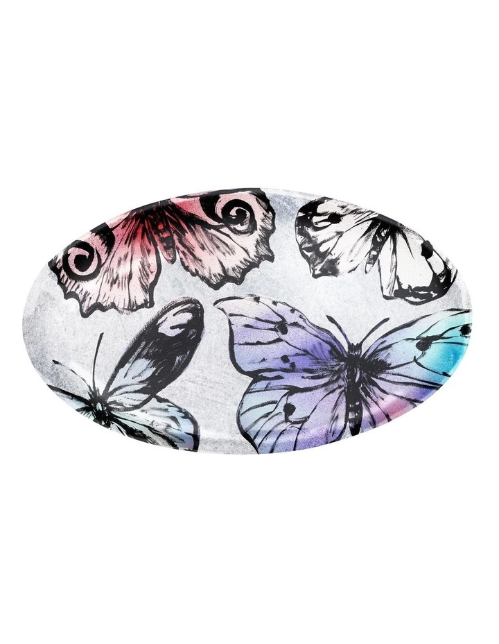 Robert Gordon X Bromley Platter Oval Butterflies 1 Robert Gordon X Bromley Platter Oval Butterflies