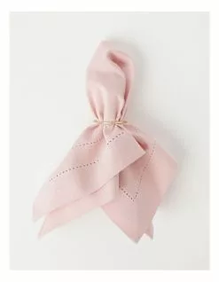 Heritage Elizabeth 4 Pack Napkin - Pink