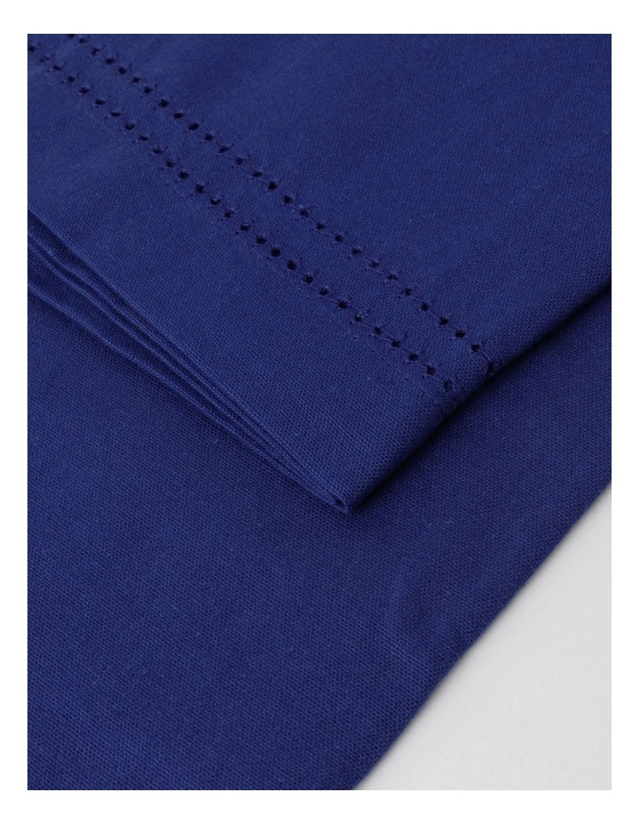 Heritage Elizabeth Tablecloth - Navy Blue 2 Heritage Elizabeth Tablecloth - Navy Blue - Image 2