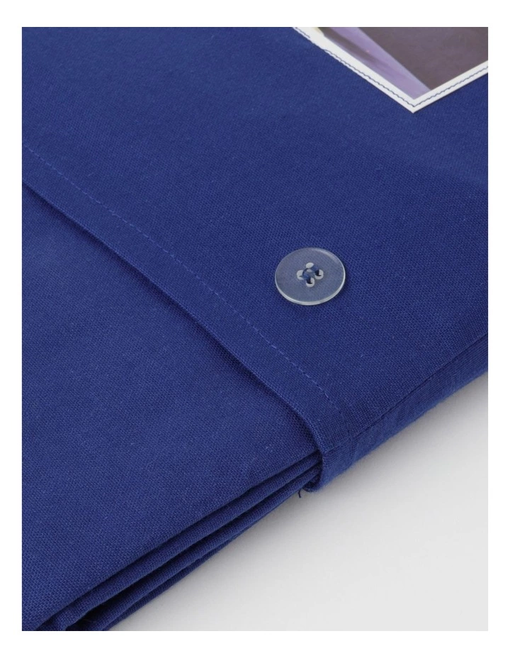 Heritage Elizabeth Tablecloth - Navy Blue 3 Heritage Elizabeth Tablecloth - Navy Blue - Image 3