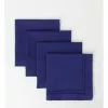 Heritage Elizabeth 4pk Napkin - Navy Blue