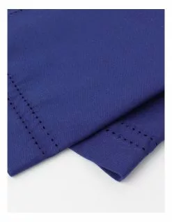 Heritage Elizabeth 4pk Napkin - Navy Blue -Dining Shop 830023120 3 720x928