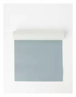 Vue Leather Look Table Runner - Spa Blue