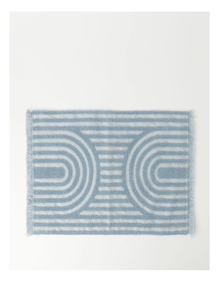 Vue Arch Jacquard Placemat - Spa Blue 1 Vue Arch Jacquard Placemat - Spa Blue